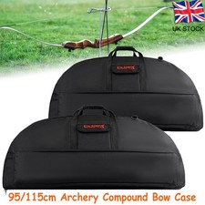 95/115cm Compound Bow Bag Shoulder Carry Case Holder Adjustable Archery Hunting