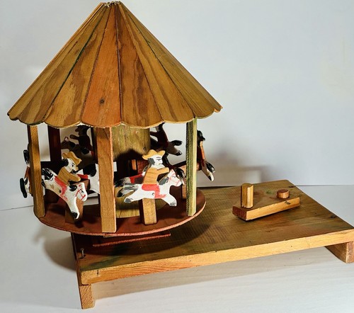 Vintage oaxacan wood - vintage, carousel