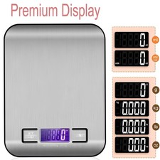 DIGITAL 5KG SCALE LCD ELECTRONIC KITCHEN HOUSEHOLD WEIGHING FOOD COOKING SCALES