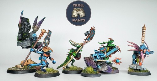 Seraphon army skink saurus - &,