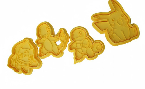 Pokemon cookie cutter - pokemon, set