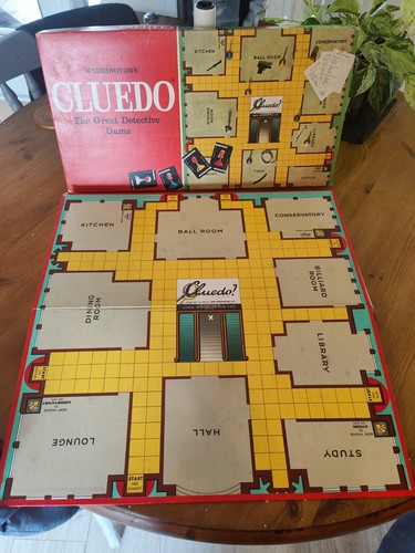Vintage waddingtons cluedo - waddingtons,