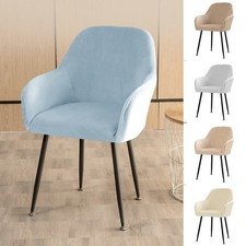 Velvet High Arm Chair Cover