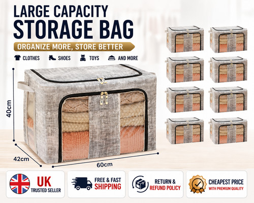 66l folding storage box for - storage,
