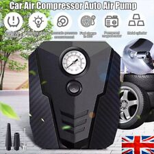 12V Heavy Duty Car Van Tyre Air Compressor Inflator LED Pump Pressure Gauge *