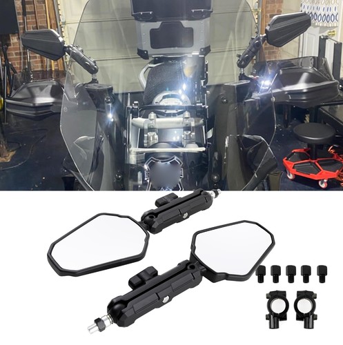 Pair motorcycle side mirrors - pair,