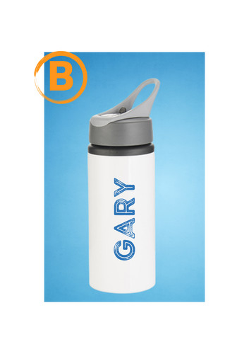 Personalised white aluminium - white,