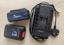 SPEAR & JACKSON 40v S4037CR Cordless Lawnmower spares. 2 batteries and charger. 