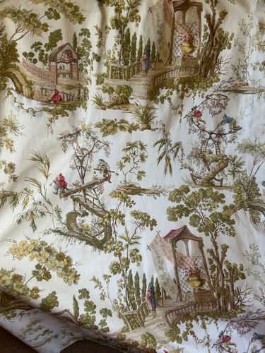 Pair vintage curtains handmade - curtains,