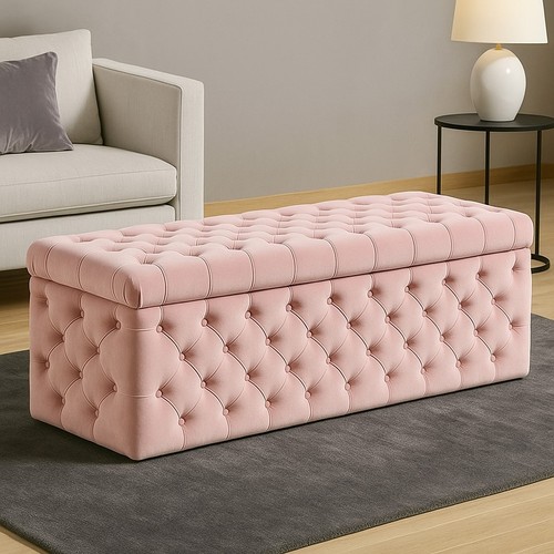 Lux chesterfield ottoman - chesterfield,