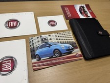 Fiat 500 Owner Manual Handbook with Service History Book & Wallet