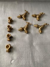 4 x 15mm/1/2'' Garden Hose Union Bib Tap Double Check Valve + Wall Elb New/Other