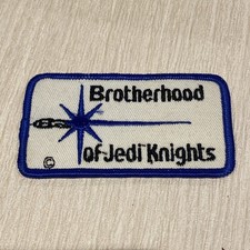 NOS 1977 Vintage STAR WARS Brotherhood Of Jedi Knights Patch Novelties New Old
