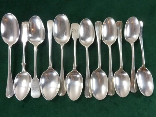 Vintage silver plated - 12,