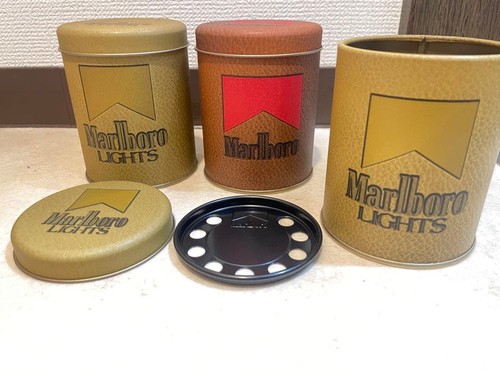 Marlboro lights gold - gold, ashtray