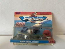 Micro Machines Galoob Famous Flyers BNIB 90s Vintage Aircraft Cars Blimp Rare