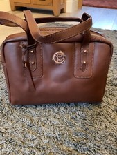 BNWT Pure Luxuries Madox Cognac Leather Bag