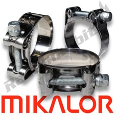 Mikalor Exhaust Clips W2 Stainless Steel Hose Clamps Supra T Bolt Marine