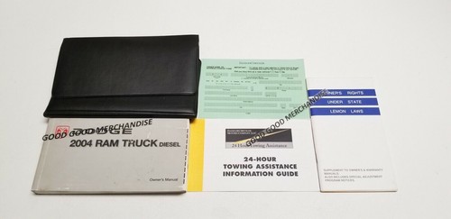 2004 dodge ram owners manual - 2004,