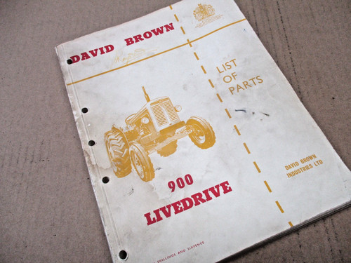 David brown 900 livedrive list - brown,