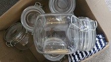 Sweet Jars With Bags And Tongs