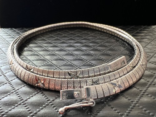 Vintage silver omega chain - vintage,