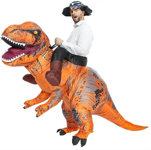 Inflatable dinosaur costume - inflatable,