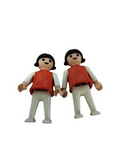 Two 1981 Geobra Play Mobil