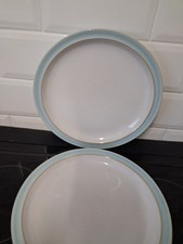 2 x  Denby Pale Blue Dinner