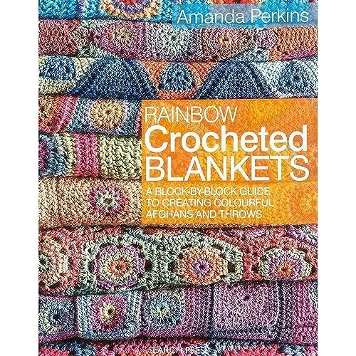 Rainbow crocheted blankets - rainbow, a