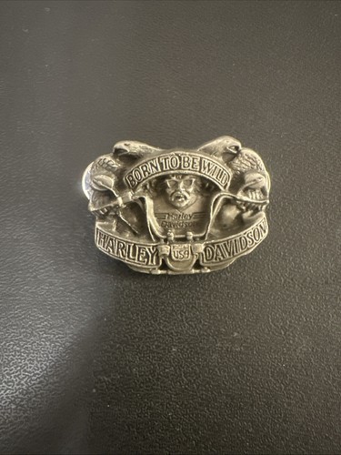 Vintage enamel harley davidson - vintage,