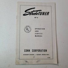Strobo Tuner ST 6 Piano Manual 1966