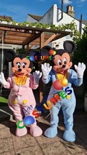 Hire GENDER REVEAL Baby Shower Disney Mascot Costume Fancy Dress Special