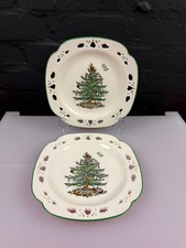 Spode christmas tree pierced - tree,