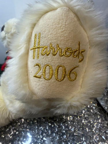 Harrods 2006 white plush teddy - plush,