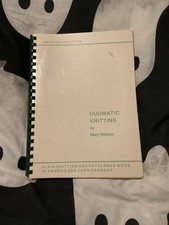 Duomatic Knitting Book By Mary