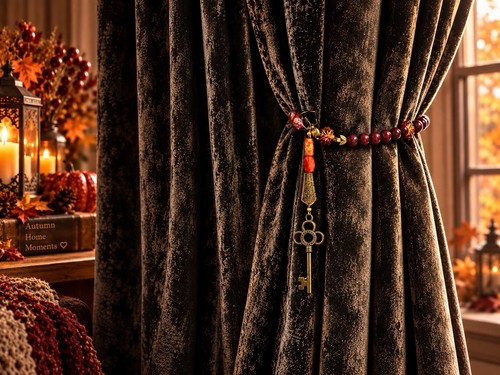 Handmade curtain clip - curtain, clip-on