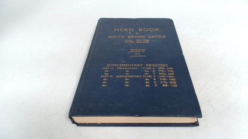 Herd book of south devon - book,