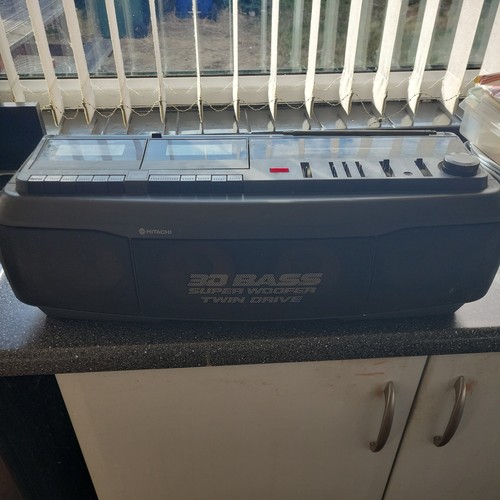 Vintage hitachi bass super - hitachi, 3d