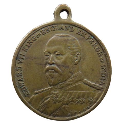 1902 coronation medal token - 1902,