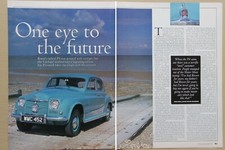 Original 1997 CSC extracted mag article: ROVER P4 CYCLOPS, pristine car driven