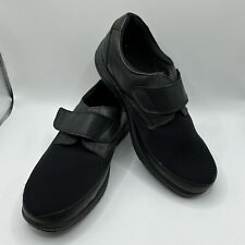 Padders Plus, Dover Men’s Hook And Loop Fastening Shoes - Black- Size 7.5 K