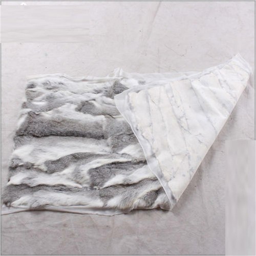 Luxury rabbit skin fur throw - rabbit,