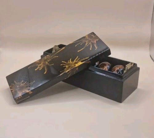 Black and gold napkin rings - black,