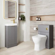 Deco cloakroom bathroom suite - bathroom,