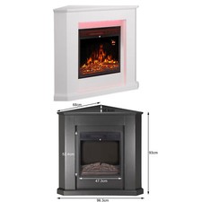 Corner Electric Fireplace