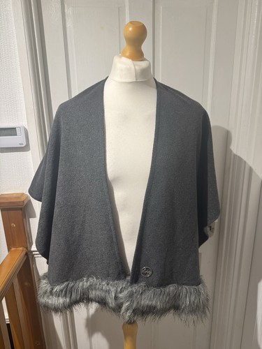 Lipsy london grey cape - london,