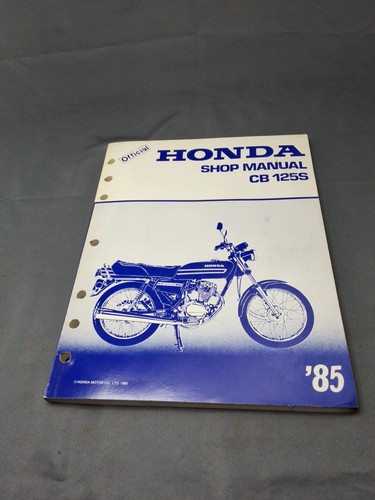 1985 honda cb125s - honda, factory
