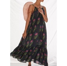 Anthropologie Malika Tiered Ruffle Hem Tent Maxi Dress 2X