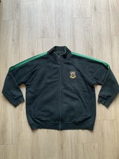 Northampton Saints Rugby Fleece Jacket Sweatshirt Full Zip Mens Size XXL 2XL